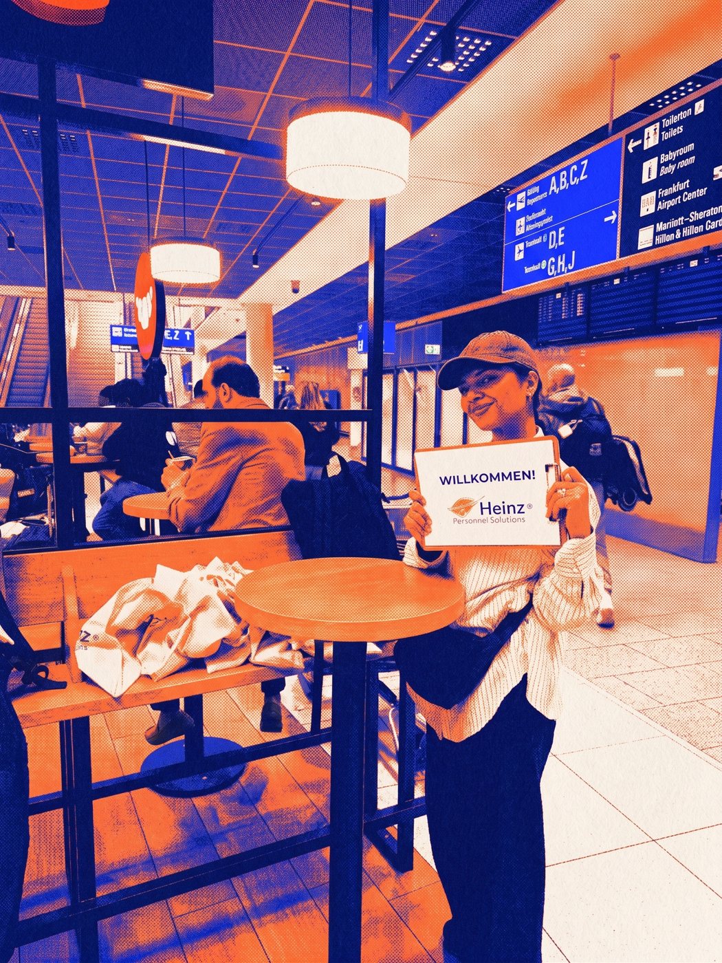 Willkommen am Flughafen in Deutschland